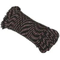 VidaXL Bootsseil Schwarz 5 mm 50 m Polypropylen