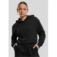 URBAN CLASSICS Oversized Cropped Light Terry Kapuzenpullover Black 2XL