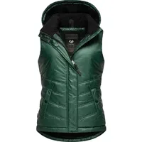 Ragwear Steppweste "Hesty Bling", Damen, Gr. L (40), grün,