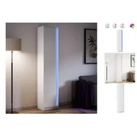 VidaXL Highboard mit LED-Beleuchtung Weiß 41,5x32,5x200 cm
