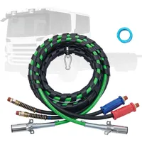 Vevor 15ft Luftleitungssatz Sattelschlepper, 3-in-1-Luftschläuche 7-Wege-Stecker,