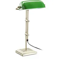 Relaxdays Bankerlampe Grün