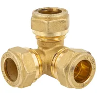 BEVO MS-Klemmringverbinder, Kreuzstück Verschraubung 22 mm