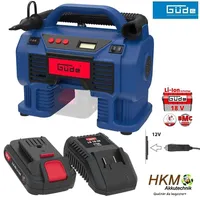 Güde Akku Kompressor 18V LED-Arbeitsscheinwerfer mit Akku 2.0 &