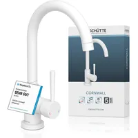Schütte 79161 Küchenarmatur CORNWALL, 360 Grad schwenkbarer Wasserhahn Küche,