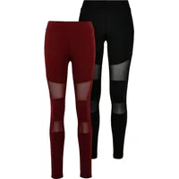 URBAN CLASSICS Tech Mesh Leggings 2 Einheiten Black /