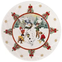 Villeroy & Boch Schale groß, Schneemann bauen Toy's Fantasy