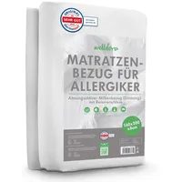 Welldora ǀ Premium Milbenbezug Matratzen 160x200x8 Topper ǀ Fachärztlich