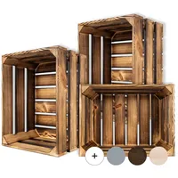 Creative Deco Holzkiste Vintage | 40 x 30 x