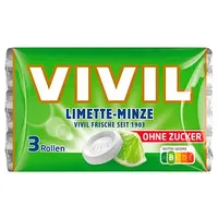 Vivil® Limette-Minze ohne Zucker Bonbons 84,0 g