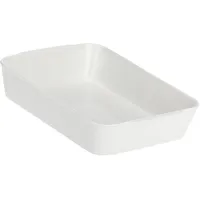 La Porcellana Bianca Anghiari Lasagneform - Weiss 35 x