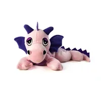 Habibi Plush Classic Wärmetier Glücksdrache rosa Kuscheltier Wärmekissen Habibi