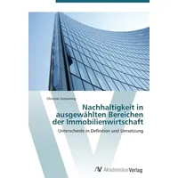 Av Akademikerverlag Schoening, C: Nachhaltigkeit in ausgewählten Bereichen der