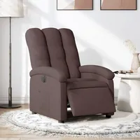 VidaXL Relaxsessel Elektrisch Dunkelbraun Stoff