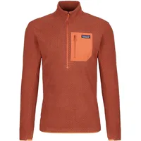 Patagonia Herren Fleece R1 air Zip Neck Burnished Red