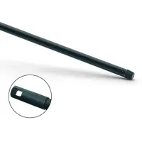 Nölle Profi Brush Stiel Metall 130 cm Schwarz