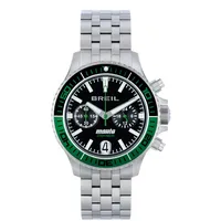 Breil Uhr Herren Manta P.R.O. Ziffernblatt SCHWARZ Bewegung Chrono