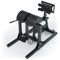 Atletica GHD Reverse Combo Platzsparendes 2-in-1 Gerät SCHWARZ No