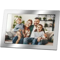 Krüger&Matz Kruger&Matz Digitaler Fotorahmen FRAMEO Wi-Fi MicroSD Video Timer