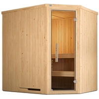 Weka Sauna Varberg 1 - Elementsauna Eckeinstieg -Ohne Ofen-Exklusiv