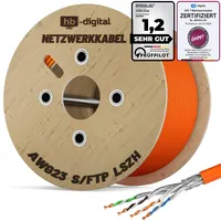HB-Digital CAT 7 Kabel Verlegekabel Ethernet 250m Datenkabel Installationskabel