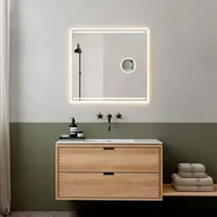 Loevschall Focus Spiegel mit Beleuchtung, Integrierter Schminkspiegel mit licht,