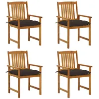 VidaXL Gartenstuhl 57 x 57 x 92 cm lila/schwarz