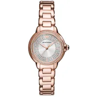 Emporio Armani Damenuhr Edelstahl roségold Damen