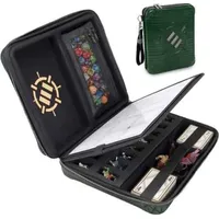 Asmodee ENHANCE Tabletop RPG Organizer Case Collector's Edition Green