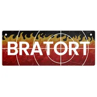 Speecheese Bratort Metallschild für den Grill Blechschild als lustige