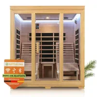 Artsauna Billund Infrarotkabine mit Dual Heizsystem und Hemlockholz