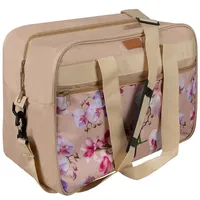 TRIZAND Handgepäcktasche für Flugzeug 40x20x30 cm 24 L Florale