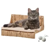 Rohrschneider ® Katzenkletterwand Fenja naturfarben 40 cm, 25 cm,