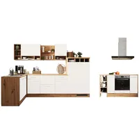 Respekta Winkelküche Hilde 310 x 172 cm Weiß