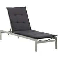 Gardenson Liegenauflage Cushion ca. 60x193 cm Dunkelgrau
