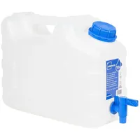VidaXL Wasserbehälter mit Hahn Transparent 10 L Kunststoff