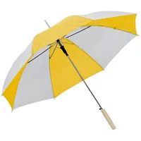 MacMa Automatik-Regenschirm / Farbe: weiss-gelb - Mittel