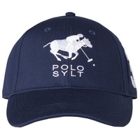 Polo Sylt Basecap im Label-Design dunkelblau