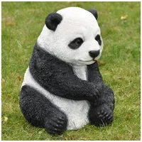 Dazikemo Gartenfigur Dekofigur Sitzender Pandabär