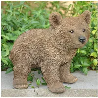Dazikemo Dekofigur Gartenfigur Braunbär
