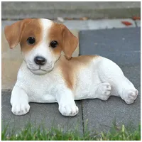 Dazikemo Dekofigur Gartenfigur Jack Russel