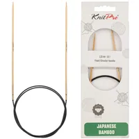 KnitPro K22242 Rundstricknadel, Bamboo, Braun, 2.25 mm
