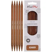 KnitPro Ginger Nadelspiele 8" (20cm) | 6,5mm