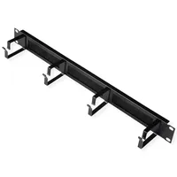 Roline 19-Zoll Rangierpanel 1 HE, mit Bürstenleiste 44x60mm schwarz