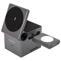 CHOETECH T632-F 3-in-1 15W Inductive Drahtloses Ladegerät - Black