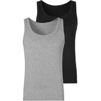 H.I.S. H.I.S Tanktop in grau-meliert, schwarz), | Gr.: L