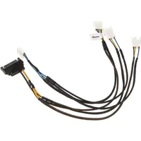 Akasa Flexa FP3S PWM Verteiler-Kabel (3 Lüfter) - gesleevt,