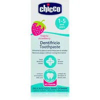 Chicco Zahnpasta, Erdbeer-Geschmack mit Fluorid
