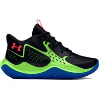 Under Armour Jet '23 Basketballschuhe Kinder 005 black/morph green/beta