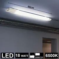 V-Tac LED Wannen Lampe Tageslicht Keller Feucht Nass Raum